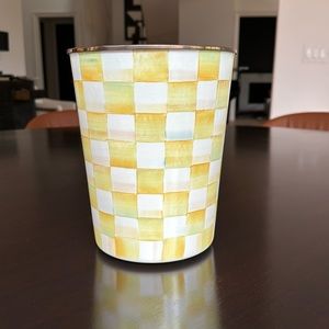 Mackenzie-Childs Courtly Check Waste Basket